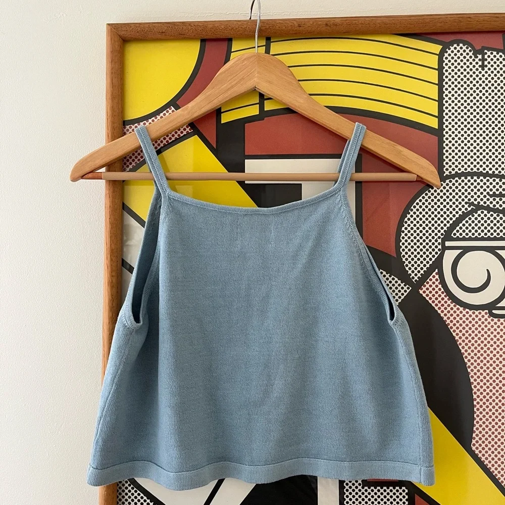 Sold / Rudy Jude adult knit tank in sky blue - Picture 8 of 8
